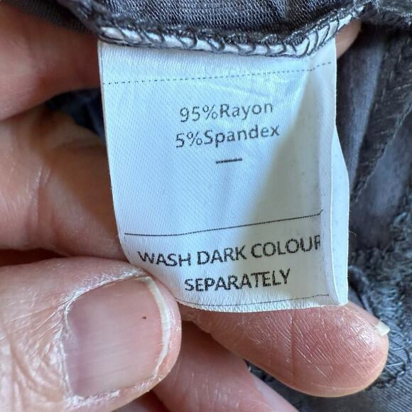 Sampeel Top Women's V-neck Lavender Stretch S/S 3XL Relaxed Oversized Comfort - Picture 5 of 9